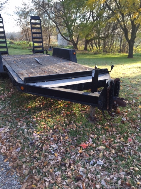 lot 2 image: 2005 Big Tow By Tow Master 16 Tandem Axle Equipment Trailer