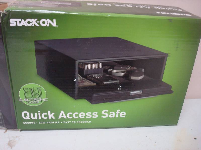Stack-On Quick Access Safe, Unused, Opened For Pictures