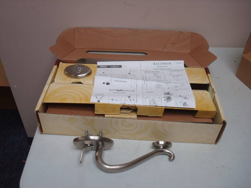 Baldwin Prestige Series Door Handle And Lock, Store return, UnusedBaldwin Prestige Series Door Handle And Lock, Store return, Unused