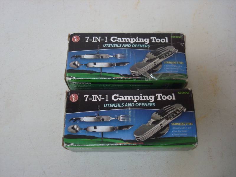Two 7 �In 1 Camping Tools