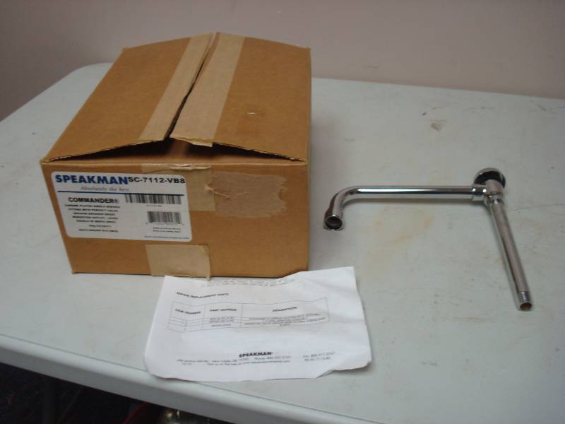Standard 5 Spread Gooseneck Faucet, Unused
