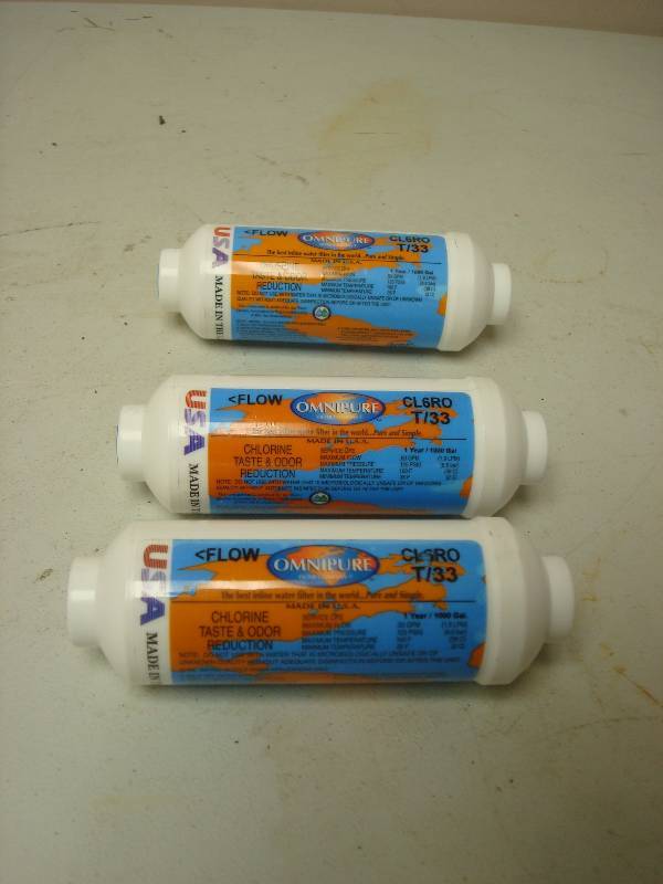 Set Of Three Omni-Pure Filters, New