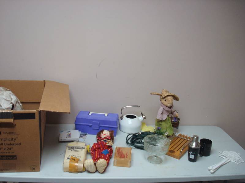 Box Filled With Random Items