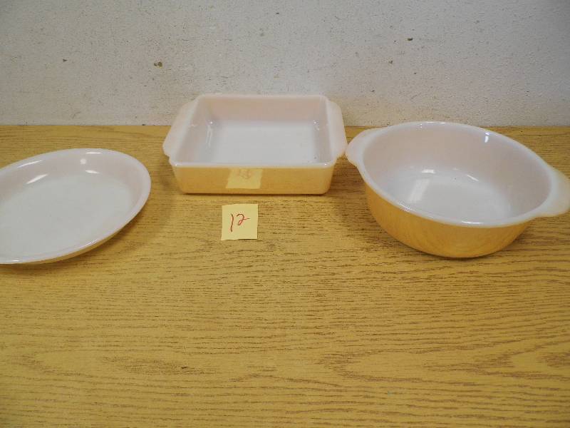 3 Pieces of FireKing