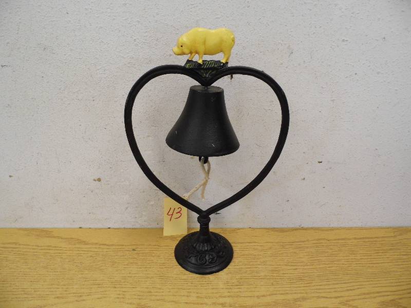 Cast Iron Pig Bell