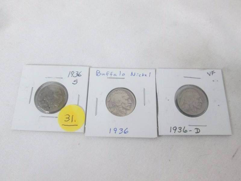 3 - Buffalo Nickels