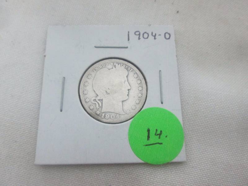 Silver Barber Quarter