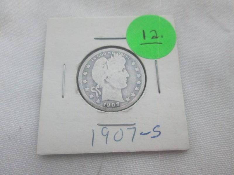 Silver Barber Quarter