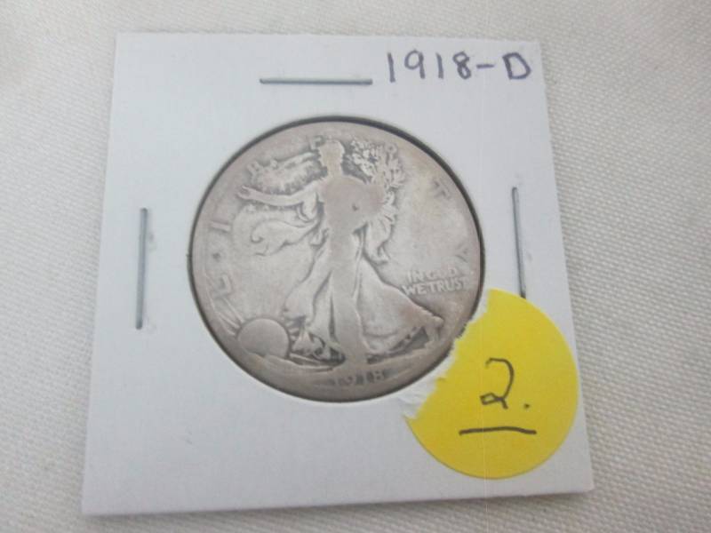 D Walking Liberty Silver Half Dollar