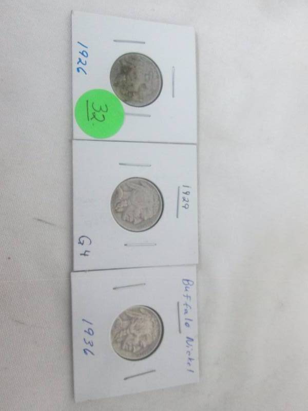 3 - Buffalo Nickels