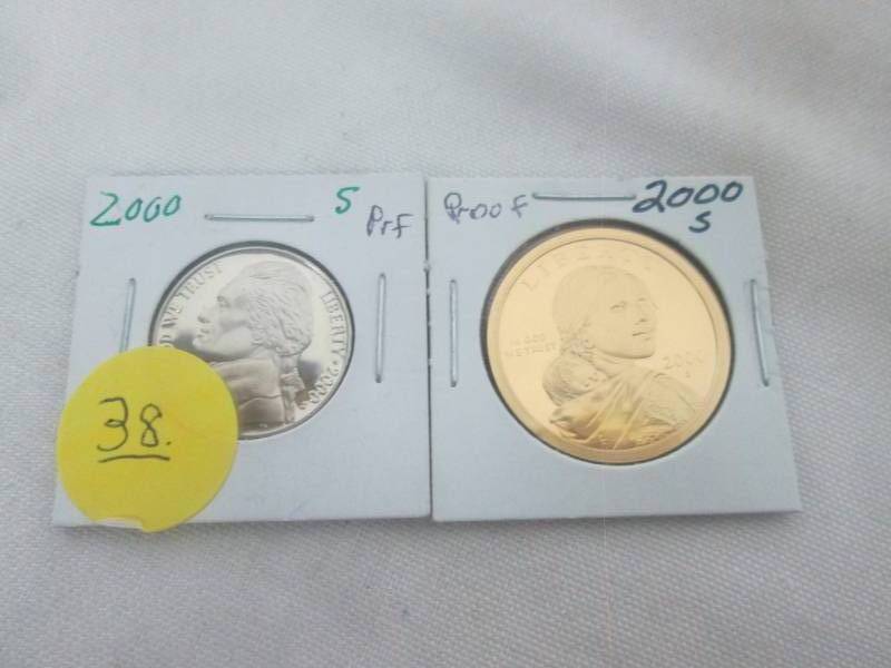 Sacagawea Dollar and Jefferson Nickel Proofs