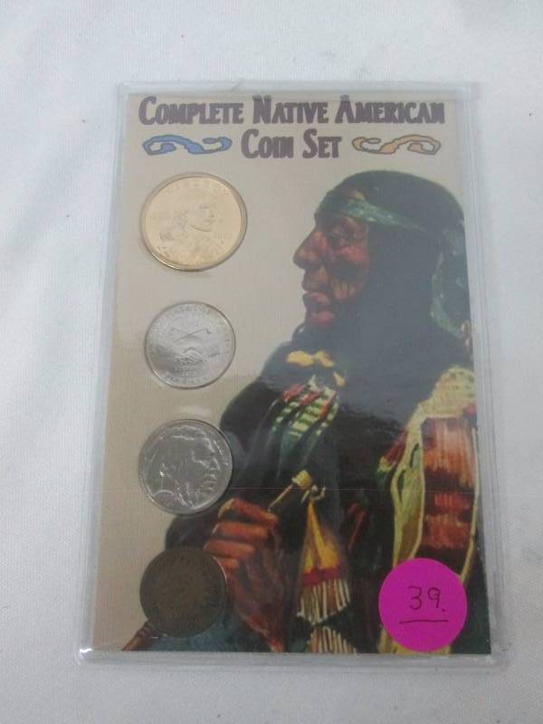 Complete Native American Coin Set