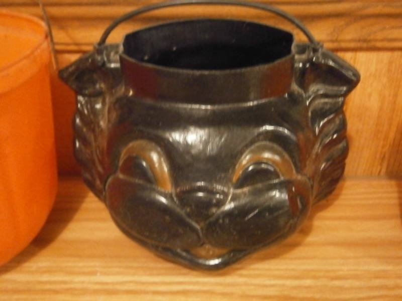 (3) Vintage Halloween Candy Buckets