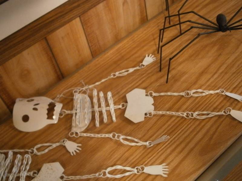 Vintage Metal Halloween Decorations