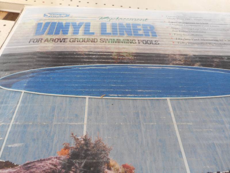 lot 3 image: NEW VYNIL LINER FOR ABOVE GROUND POOL