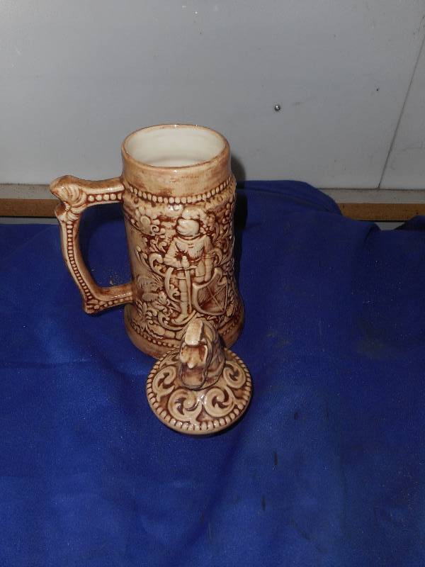 lot 54 image: ANTIQUE GERMAN BEER STEIN