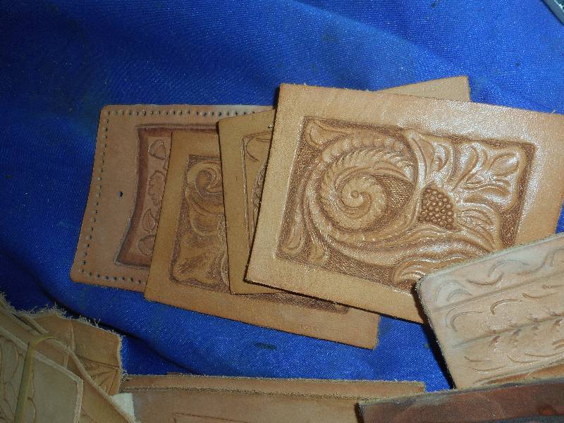 lot 68 image: LEATHER PIECES FOR CRAFTING