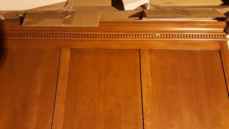 Unused Double bed head board