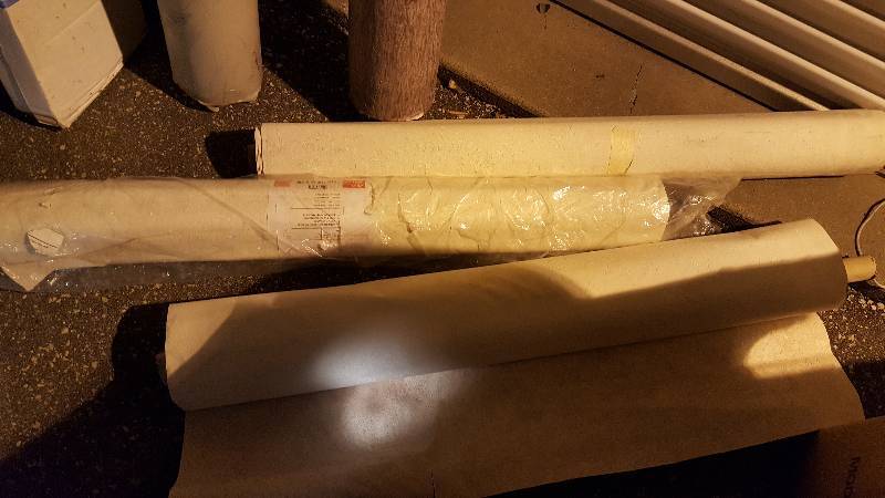 Commercial tan & beige Wall paper 3 rolls
