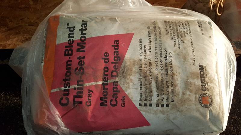 2 bags Custom Blen Thin - Set Mortar Gray