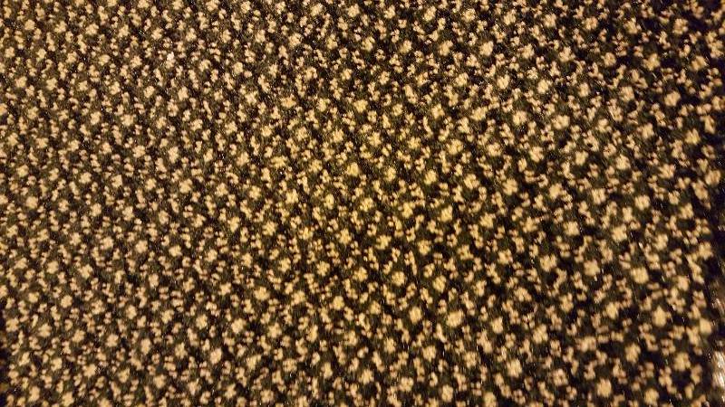 Carpet piece 20 feet by 14 feet black, gray & beige