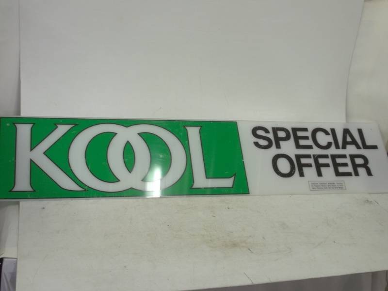 lot 12 image: 10 x 48 Kool sign