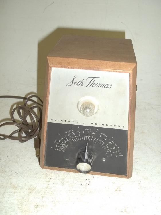 lot 37 image: Vintage Seth Thomas Metranome