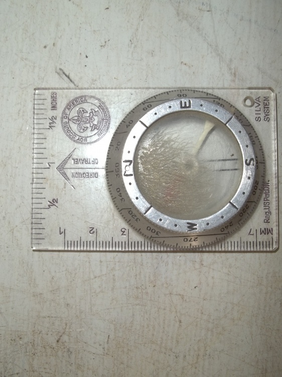 lot 108 image: Boy scout compass