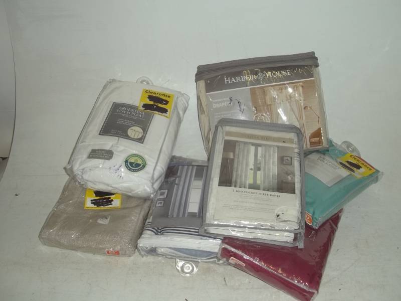 lot 126 image: Group of miscellaneous curtains never used