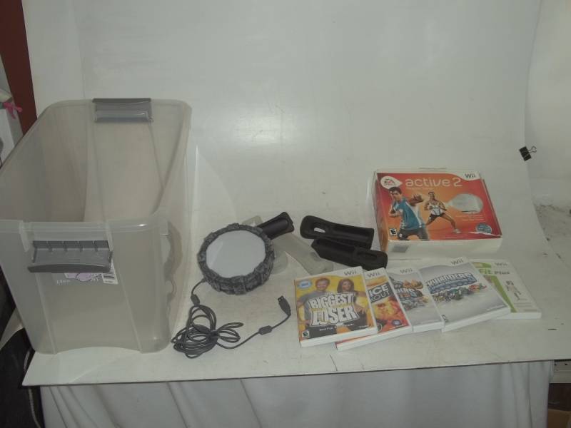 lot 144 image: Wii Games and exercise games