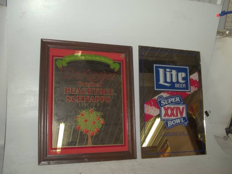 lot 156 image: Light Beer super bowl 24 and Pete Schnapps 22 x 14