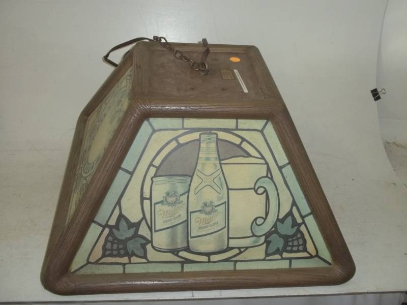 lot 160 image: Miller High Life hanging light 20 x 20