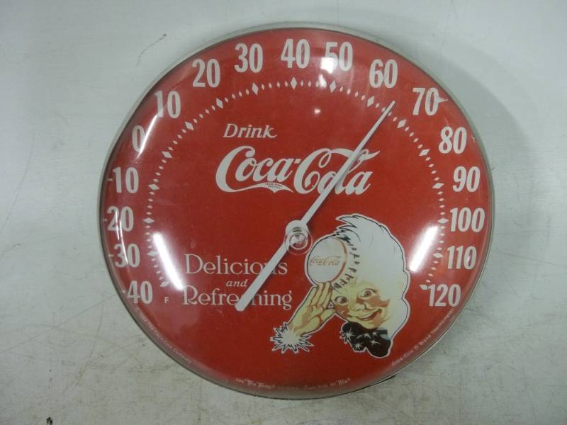 lot 181 image: Vintage Coca-Cola thermometer