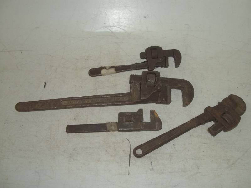 lot 217 image: pipe wrenchesmonkey wrenches