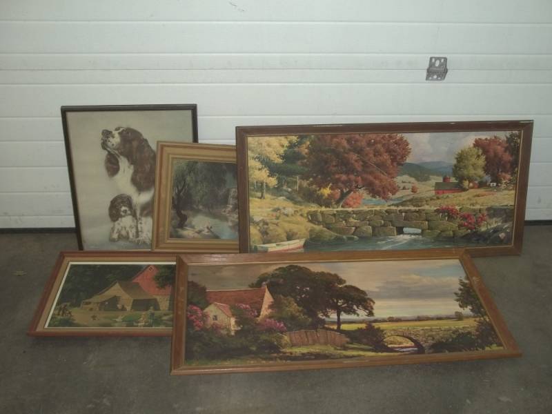 lot 225 image: early 20th century wall art