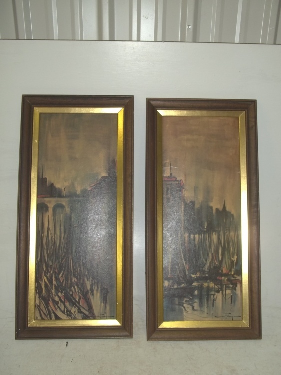 lot 234 image: 2 Ozz Franca vintage prints 12 x 25