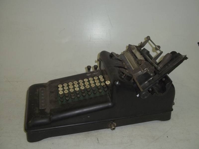 lot 237 image: Burrows vintage adding machine