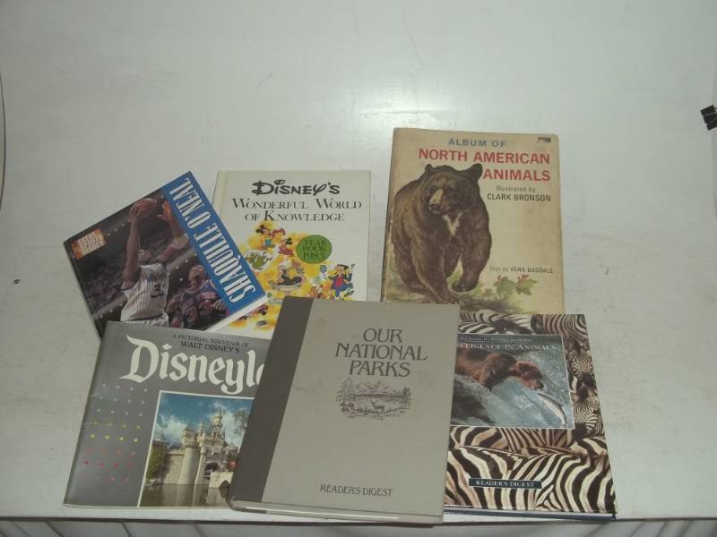 lot 257 image: Lot of near vintage books, Disney and national parks