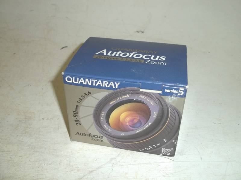 lot 280 image: Never used cameras lens, 28-90mm for minolta afd