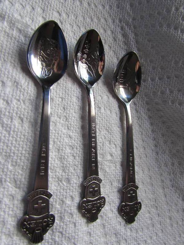LOT OF 3 ROLEX SPOONS FROM THE 3 DI...