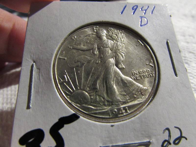 1941 D WALKING LIBERTY HALF DOLLAR...