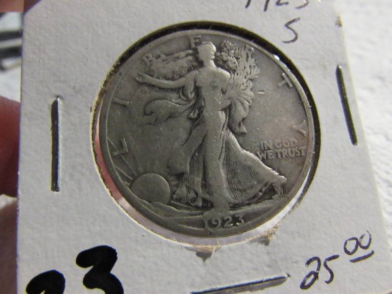 1923 S WALKING LIBERTY HALF DOLLAR...
