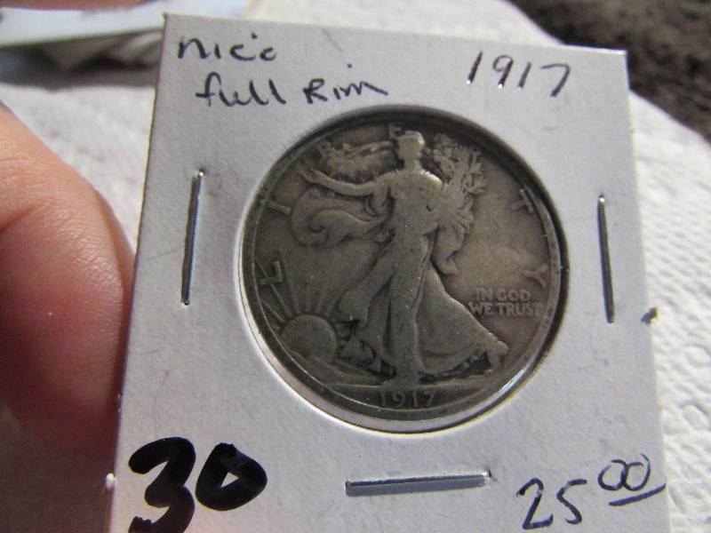 1917 WALKING LIBERTY HALF DOLLAR...