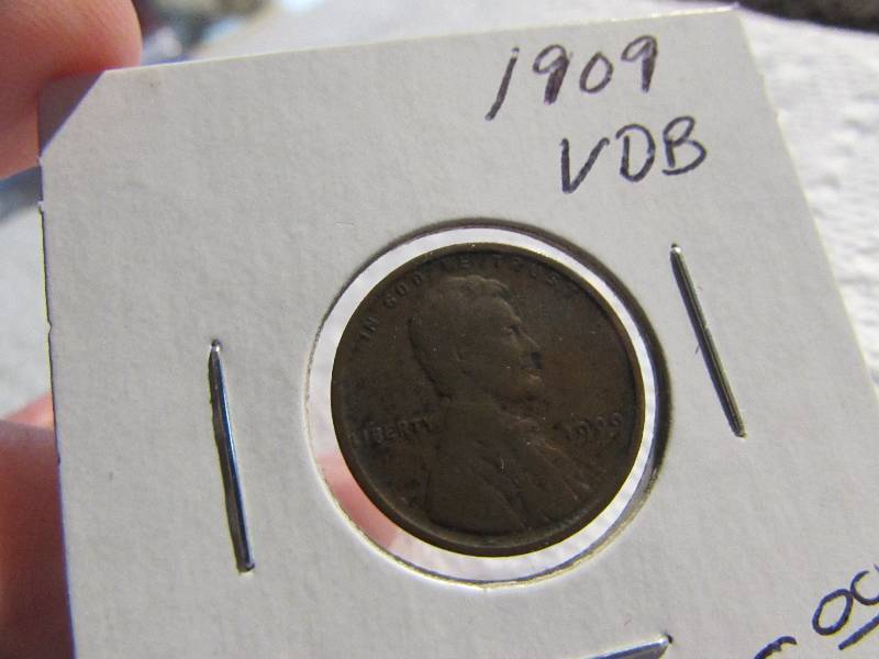 1909 VDB WHEAT PENNY...