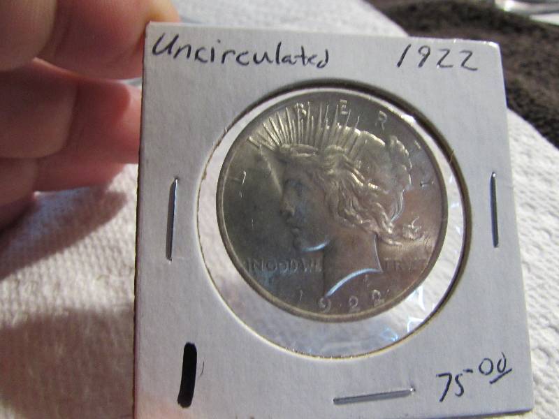 1922 Uncirculated Peace Dollar...