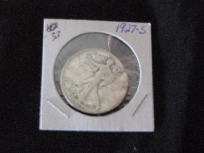lot 6 image: 1927S 90% Silver Walking Liberty 12 Dollar