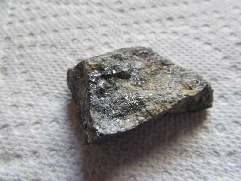 SILVER ORE FROM GALENA MINE IN IDAHO - 5200 FT LEVEL