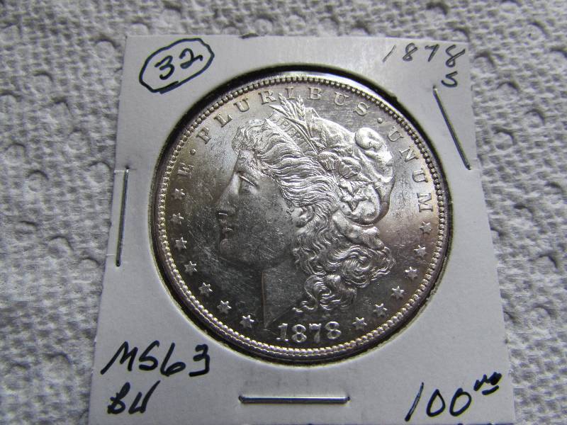 1878 S MORGAN SILVER DOLLAR -
