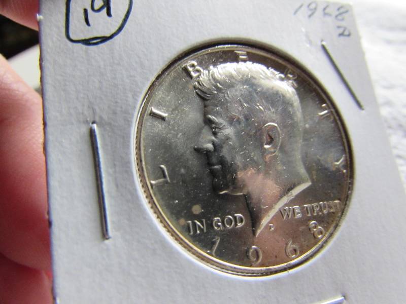 1968 D KENNEDY SILVER HALF - BU
