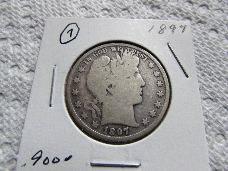 1897 BARBER SILVER HALF
